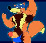  bbulala bulge canine clothing dora_the_explorer fox growth hair hyper jockstrap magic mammal mask muscular penis swiper teeth underwear 