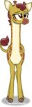  2017 absurd_res brown_eyes female gina_(mlp) giraffe hi_res mammal my_little_pony portrait solo vector vector-brony 