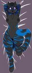  blue_eyes breasts feline female locosaltinc mammal pussy solo tiger 