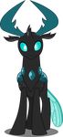  2017 absurd_res blue_eyes changeling dashiesparkle hi_res horn male my_little_pony solo thorax_(mlp) vector wings 