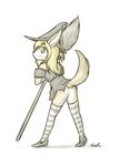  anthro broom canine clothed clothing cub cute female fox halloween holidays legwear looking_at_viewer magic_user mammal shouk skimpy solo striped_legwear stripes witch young 