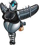 2023 absurd_res aircraft alpha_channel anthro big_breasts biped black_clothing blue_body bottomwear breasts claws clothed clothing dark_body dark_wings digital_drawing_(artwork) digital_media_(artwork) eyelashes female grey_body grey_clothing grey_wings hi_res holding_object huge_hips huge_thighs legwear living_aircraft living_machine living_vehicle lizzyglizzy looking_at_viewer machine multicolored_body simple_background smile solo thick_eyelashes thick_thighs topwear transparent_background two_tone_body two_tone_wings vehicle watermark white_clothing wings yellow_eyes