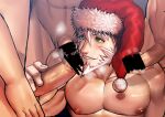  4boys bara beard breath christmas facial_hair full_beard gangbang girthy_penis group_sex hat imminent_fellatio large_pectorals male_focus mature_male multiple_boys muscular muscular_male nikuo_(29niku) nipples nude original pectorals penis penis_grab red_headwear santa_costume santa_hat scribble_censor shaved_body short_hair smile solo_focus surrounded_by_penises thick_beard thick_eyebrows upper_body veins veiny_penis yaoi 