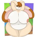 absurd_res alpha_channel anthro areola belly big_belly big_breasts big_ears breasts brown_body brown_fur brown_hair female female_focus fur genitals hair hi_res huge_breasts lagomorph leporid lips mammal mature_female nipples pink_nipples pussy rabbit raccoonuki sega sketch slightly_chubby slightly_chubby_female solo sonic_the_hedgehog_(series) thick_thighs toony vanilla_the_rabbit wide_hips