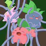  aliasing anus blush cherubi female group hoppip minami_(pixiv) nintendo oddish oral penetration pok&eacute;mon pussy_juice tears tentacles vaginal vaginal_penetration video_games waddling_head 