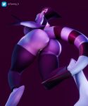 3d_(artwork) absurd_res alien ben_10 big_breasts big_butt blue_body blue_skin breasts butt cartoon_network chaquetrix digital_media_(artwork) female gynomorph hi_res humanoid intersex kineceleran pink_eyes solo turtwig_h wide_hips xlr8