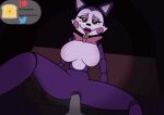 &lt;3_eyes 2024 2d_animation 4_fingers animated animatronic anthro artist_name beanontoast big_breasts bodily_fluids bouncing_breasts bow_tie breast_jiggle breasts brown_eyes cindy_(fnac) curvy_figure detailed_background domestic_cat duo erection eyelashes featureless_breasts felid feline felis female fingers first_person_view five_nights_at_candy&#039;s from_front_position genitals heart_symbol hi_res jiggling looking_at_viewer lying machine male male/female male_pov mammal missionary_position multicolored_body nude on_back open_mouth open_smile penetration penis pov_eye_contact purple_body robot saliva segmented_arms segmented_body segmented_legs sex small_waist smile two_tone_body vaginal vaginal_penetration voluptuous watermark white_body