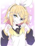  blonde_hair ixy kagamine_rin looking_at_viewer short_hair vocaloid 