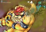 absurd_res anthro bowser dragon duo facefarting facesitting fart hi_res laught lizard male male/male mario_bros mythological_creature mythological_scalie mythology nintendo reptile scalie sitting_on_another turtle