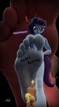 2024 3d_(artwork) 5_toes 9:16 animal_genitalia animal_penis anthro balls biped black_background blue_body body_writing butt digital_media_(artwork) elie_sugarpop_(oc) english_text equid equine equine_genitalia equine_penis feet female foot_fetish genitals group hair happy_birthday hasbro hi_res horse humanoid_feet kenaga larger_anthro larger_female looking_down looking_up male mammal maple_cake_(oc) multicolored_hair my_little_pony nude penis plantigrade pony red_body signature simple_background size_difference smaller_anthro smaller_male soles text toes trio writing_on_foot yellow_body