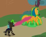  age3rcm animated changeling fan_character friendship_is_magic hooves hybrid magic my_little_pony spiderpony 