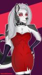  absurd_res anthro canid canid_demon canine demon female hellhound helluva_boss hi_res loona_(helluva_boss) mammal mythological_canine mythological_creature mythology solo 