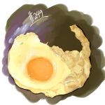 absurdres egg_(food) egg_yolk food food_focus fried_egg highres no_humans original takisou_sou 