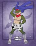 amphibian boots boots_only censored censored_genitalia clothing covering digital_media_(artwork) footwear footwear_only green_body hi_res mostly_nude nintendo nude pattern_background sign simple_background slippy_toad star_fox starfox_logo stogiegoatarts