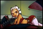  ahsoka_tano alien anakin_skywalker duo elthegeneral female holding_tentacle horn horned_humanoid human humanoid male male/female mammal science_fiction star_wars star_wars:_the_clone_wars togruta 