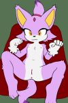 absurd_res accessory anthro anus areola blaze_the_cat domestic_cat felid feline felis female forehead_gem fur gem genitals hair hair_accessory hair_tie hi_res hikaridraws lying mammal navel nude on_back paws ponytail purple_body purple_fur pussy red_forehead_gem sega solo sonic_the_hedgehog_(series) tail white_body white_fur yellow_eyes