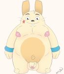  anthro disney fur genitals hi_res jon_noj lagomorph leporid long_ears male male/male mammal penis rabbit rekkit_rabbit rekkit_rabbit_(character) smile solo white_body white_fur 