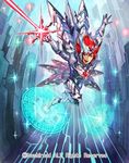  armor armored_boots boots cardfight!!_vanguard cherokee_(1021tonii) company_name full_body gloves headband heat_wind_jewel_knight_cymbeline magic_circle male_focus official_art open_mouth red_eyes red_hair solo sparkle spiked_hair sword teeth weapon 