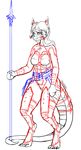  armor cat dragon dragoncat feline female folio hibrid mammal medieval photoshop sketch solo thespicypaprika unfinished 