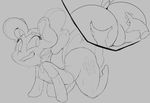  2017 ambiguous_gender big_butt butt disembodied_hand duo earth_pony equine female feral friendship_is_magic horse huge_butt human mammal my_little_pony pinkie_pie_(mlp) pony purple_yoshi_draws smile 