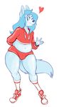  belly booty_shorts clothing curves girly hoodie looking_at_viewer squish sticcie timbywuff wide_hips 