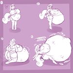  anthro big_breasts big_butt breasts butt cleavage clothed clothing dress_shirt english_text equine forfun41 friendship_is_magic horn huge_breasts hyper hyper_breasts hyper_pregnancy invalid_tag machine mammal milking_machine monochrome my_little_pony nipple_bulge pregnant shirt shorts sweetie_belle_(mlp) text unicorn 