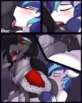  2017 anal balls blush comic erection friendship_is_magic king_sombra_(mlp) licking male male/male meggchan my_little_pony oral penis precum rimming saliva sex shining_armor_(mlp) sweat tongue tongue_out 