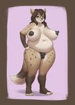  allie belly big_belly big_breasts big_nipples breasts cat feline fuzzies4you hybrid hyena mammal nipple_piercing nipples overweight penis piercing sagging_breasts slightly_chubby uncut 