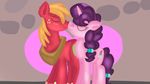  big_macintosh_(mlp) friendship_is_magic jbond kissing my_little_pony sugar_belle_(mlp) 