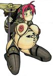  astropath breasts imperial_psyker large_breasts piercing pink_hair pregnant psyker skull thighhighs ty warhammer_40k 