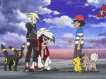  animated animated_gif gladio_(pokemon) handshake lycanroc pikachu pokemon pokemon_(anime) pokemon_sm pokemon_sm_(anime) rockruff rotom_dex satoshi_(pokemon) umbreon 