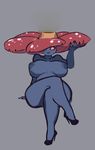  anthro areola arm_support big_breasts breasts clothing crossed_legs female footwear high_heels inverted_nipples lips liveforthefunk mostly_nude nintendo nipples nude pok&eacute;mon shoes sitting solo video_games vileplume 