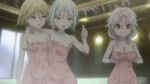  3girls animated animated_gif bouncing_breasts breasts cleavage kannazuki_arin kurata_yui large_breasts multiple_girls trinity_seven yamana_mira 