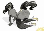  2017 all_fours anthro beauty_mark_(oc) big_butt breasts butt clothing equine female fishnet fishnet_legwear footwear hanging_breasts high_heels huge_butt l_a_v legwear looking_at_viewer looking_back mammal mature_female mother nipples nude parent presenting presenting_hindquarters raised_tail seductive shoes solo stockings thick_thighs voluptuous wide_hips 