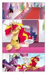  2017 comic crown dialogue english_text equestria_girls equine female friendship_is_magic horn jewelry mammal my_little_pony necklace saturdaymorningproj sunset_shimmer_(eg) text twilight_sparkle_(mlp) winged_unicorn wings 