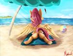  ! 2017 anus beach butt cutie_mark equine feathered_wings feathers female feral fluttershy_(mlp) friendship_is_magic hair mammal miokomata my_little_pony outside pegasus pussy rear_view seaside solo water wings 