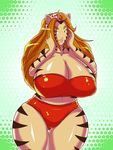  anthro big_breasts breasts cleavage clothed clothing dc_comics feline female huge_breasts mammal mighty_endowed starman_deluxe 