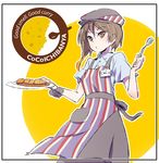  apron armband bread coco_adel coco_ichibanya commentary_request curry food hat iesupa logo name_tag namesake pocket rwby solo spoon waitress 