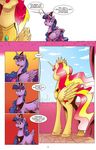  2017 book comic crown dialogue english_text equestria_girls equine female friendship_is_magic horn jewelry mammal my_little_pony necklace saturdaymorningproj sunset_shimmer_(eg) text twilight_sparkle_(mlp) winged_unicorn wings 