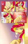  2017 blue_eyes canterlot castle chair comic crown equestria_girls equine eyewear female glasses horn jewelry letter mammal my_little_pony necklace saturdaymorningproj sunset_shimmer_(eg) tears throne winged_unicorn wings 