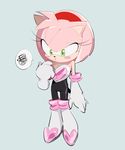  2017 amy_rose clothing female gloves hedgehog mammal omiya599 sonic_(series) video_games 