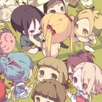  aizen_kunitoshi akita_toushirou alternate_hairstyle atsushi_toushirou baby black_hair blonde_hair blue_hair bow brown_eyes brown_hair candy cheek_pull chibi closed_eyes eating_hair eyes_visible_through_hair food from_above fruit fudou_yukimitsu girly_boy gokotai gokotai's_tigers grey_eyes hair_bow hair_ornament hairclip hirano_toushirou houchou_toushirou ima-no-tsurugi japanese_clothes lying maeda_toushirou male_focus md5_mismatch midare_toushirou multiple_boys on_back open_mouth otone_(sznr-otn-goth) persimmon pointing ponytail purple_eyes purple_hair red_eyes red_hair sayo_samonji shorts sitting sleeping smile suspenders tiger tiger_cub touken_ranbu twintails white_hair white_tiger yagen_toushirou 