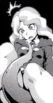  1girl diana_cavendish little_witch_academia monochrome tentacle 