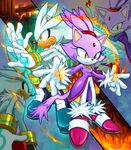  2012 blaze_the_cat cat clothing feline female gloves group hedgehog male mammal sasisage silver_the_hedgehog sonic_(series) 