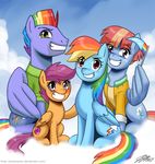  2017 bow_hothoof_(mlp) daughter equine family father father_and_daughter female friendship_is_magic group husband_and_wife john_joseco mammal mother mother_and_daughter my_little_pony parent pegasus rainbow_dash_(mlp) scootaloo_(mlp) windy_whistles_(mlp) wings 