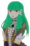  artist_request dress emeraude_(tales_of_graces) green_hair hair_ornament long_hair smile tales_of_(series) tales_of_graces yellow_eyes 