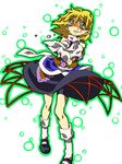  blonde_hair green_eyes highres mizuhashi_parsee pointy_ears solo squemezzo tears touhou 