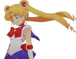  back_bow bad_id bad_pixiv_id bishoujo_senshi_sailor_moon blonde_hair blue_eyes blue_sailor_collar blue_skirt bow choker double_bun elbow_gloves gloves long_hair magical_girl red_bow red_choker sailor_collar sailor_moon sailor_senshi_uniform skirt solo sooya tiara tsukino_usagi twintails 