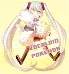  aqua_eyes aqua_hair bad_id bad_pixiv_id bow crossover detached_sleeves egg gen_2_pokemon hatsune_miku hug long_hair one_eye_closed pokemon pokemon_(creature) sasasasa skirt smile thighhighs togepi togetic twintails very_long_hair vocaloid 