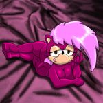  anthro breasts butt female hedgehog looking_at_viewer mammal pose sega solo sonia_the_hedgehog sonic_(series) sonic_team sonic_underground thegeckodemon unknown_artist 